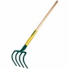 Gartenharke mit 4 Zinken