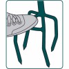 Rotogrif mit 4 Zinken naturOvert