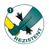 Duopro Hacke, ovale Fassung - Holzstiel