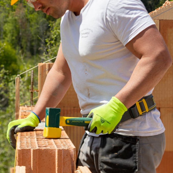 Fäustel für Pflastersteine batipro® (1,2 kg) Ergonomischer Dreikomponentenstiel novamax® (260 mm) 2