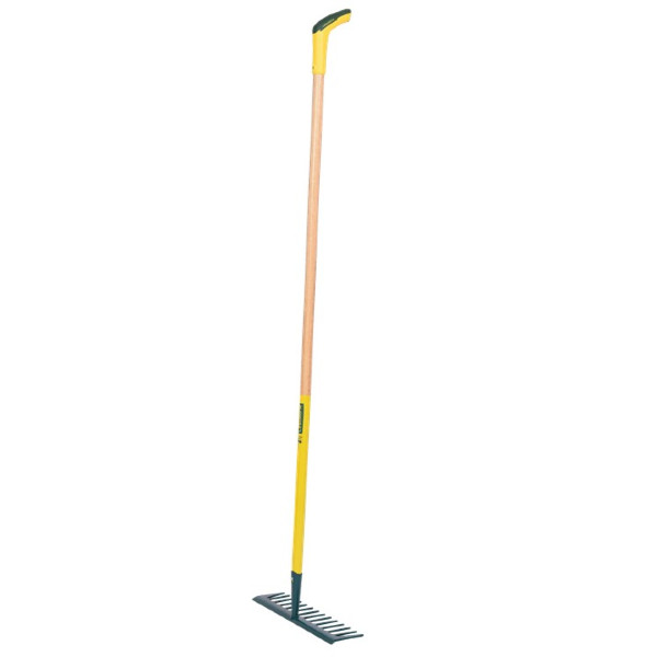 batipro®-Rechen 14 gerade Zinken mit Stiel aus 100% PEFC-zertifiziertem Holz (150 cm) 2