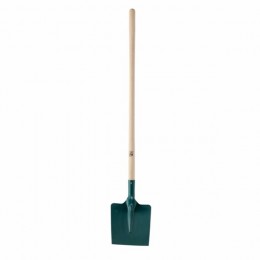 Viereckige Blechschaufel (25 cm) TP-Stiel aus 100% PEFC-zertifiziertem Holz (110 cm)
