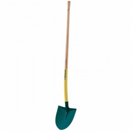 Alsass-Schaufel (28 cm) Gebogener Holzstiel aus 100% PEFC-zertifiziertem Holz (130 cm)