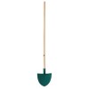 Geschmiedete Schaufel (27 cm) Gebogener TP-Stiel aus 100% PEFC zertifiziertem Holz (130 cm)