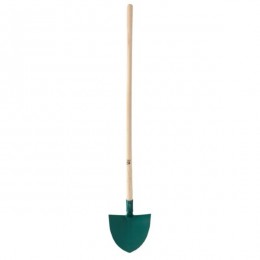 Geschmiedete Schaufel (27 cm) Gebogener TP-Stiel aus 100% PEFC zertifiziertem Holz (130 cm)